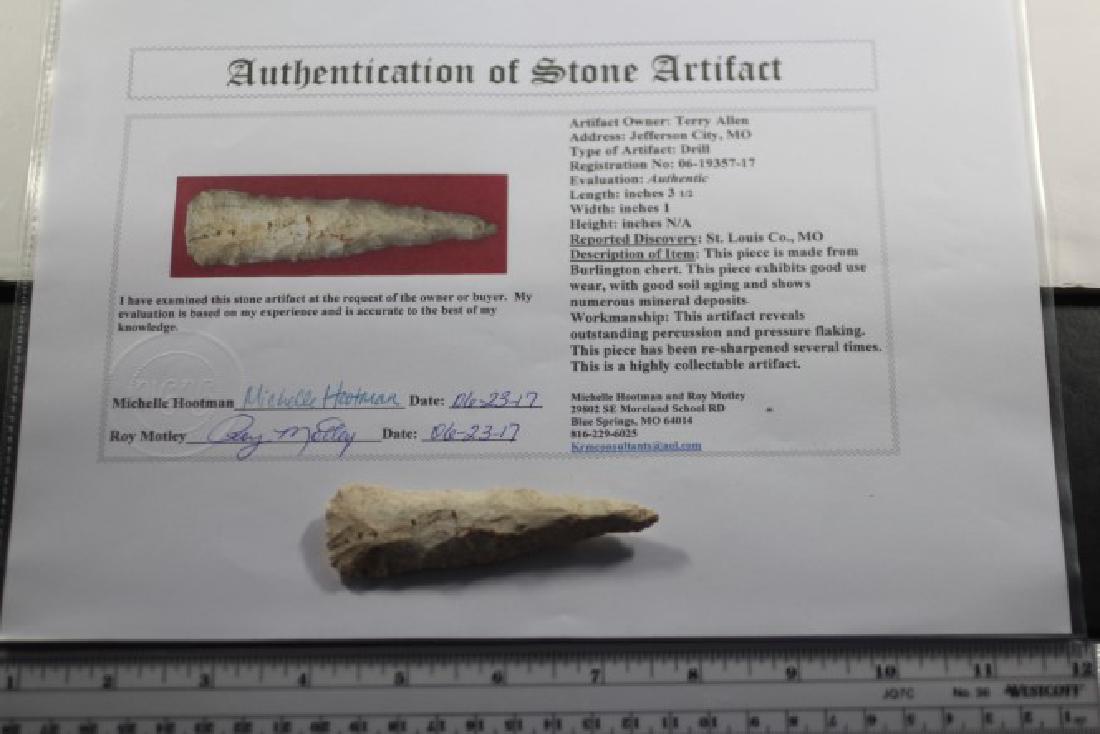 3 1/2' Drill W/ COA (1 of 1)