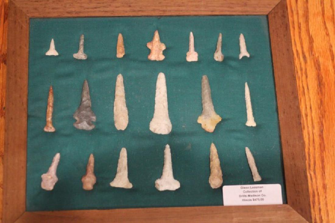 Frame of 19 Drills out of Glenn Leesmans Coll. See: See Lot Title