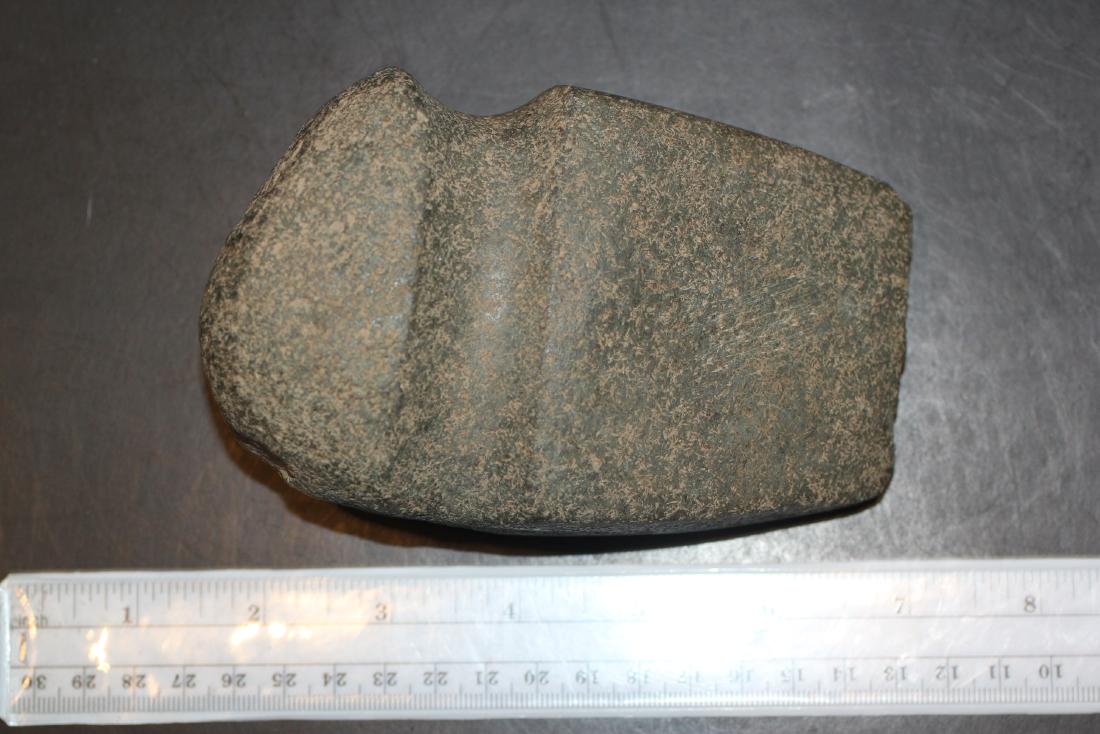 5 5.16'L x 3 1/4" W 3/4 Grooved Axe from Illinois (1 of 2)