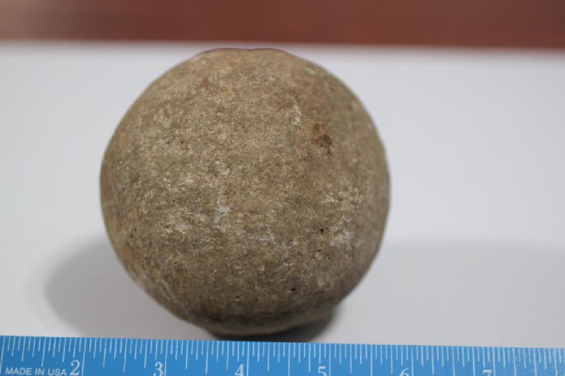 3 3/4'Diameter Game Ball, Madison Co., Illinois (1 of 1)