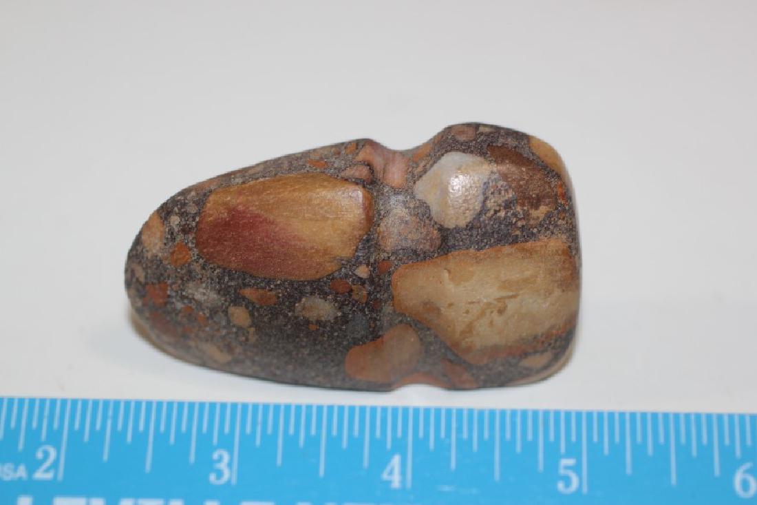 2 7/8"L 3/4 Grooved Porphyry Axe, Illinois (1 of 2)