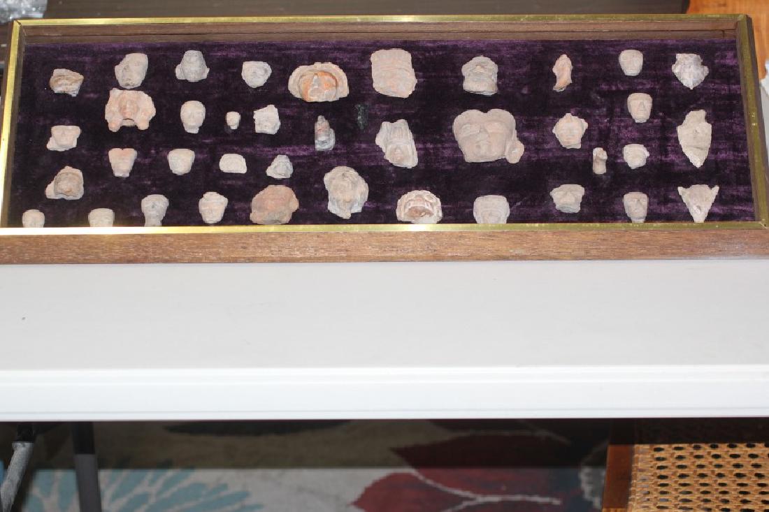 39 Cased Pre Columbian Fragments (1 of 7)