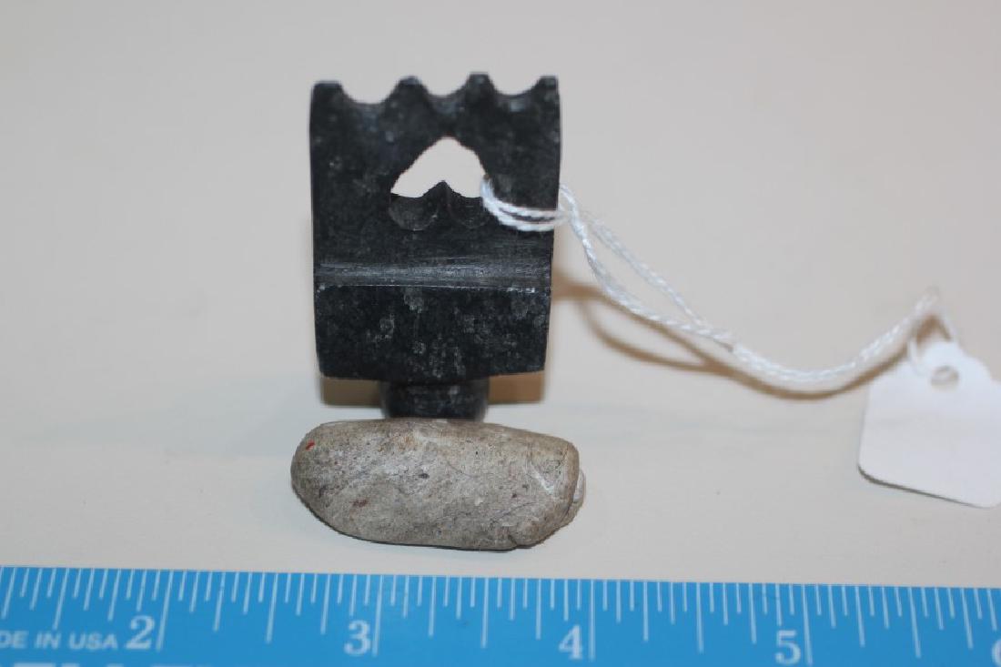 Rare 3 1/4' Heart Historic Mic Mac Pipe, Cass Co., (1 of 2)