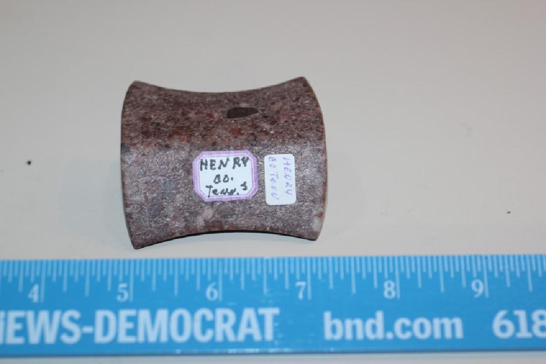 2 9/1^'L Hour glass Bannerstone, Henry Co., Tennessee (1 of 2)