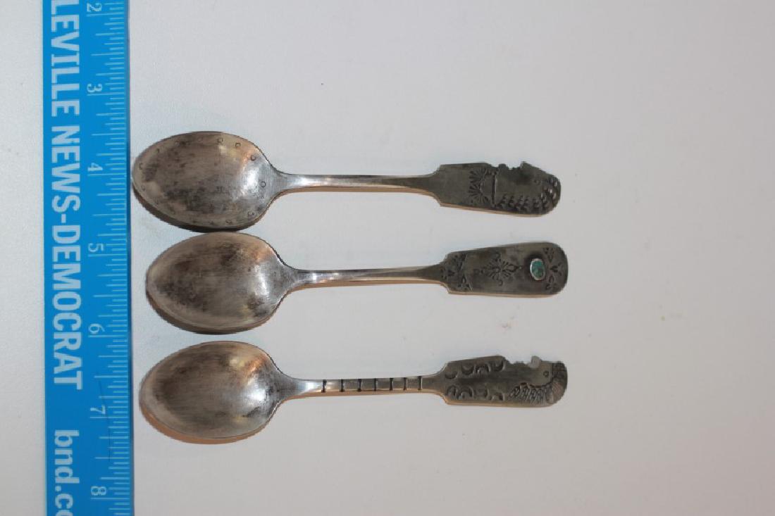 Three Wonderful WM Rogers Navajo Spoons (1 of 3)
