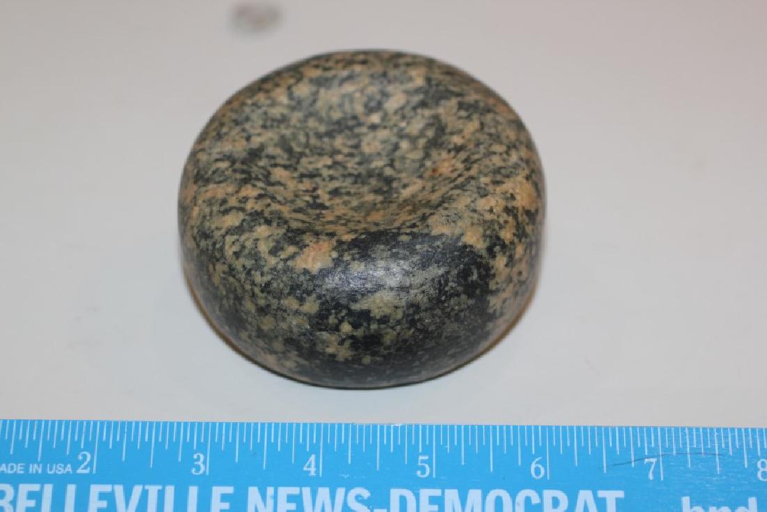 1 5/8"L x 1 3/4H Salt River Discoidal, Green Co. IL (1 of 2)