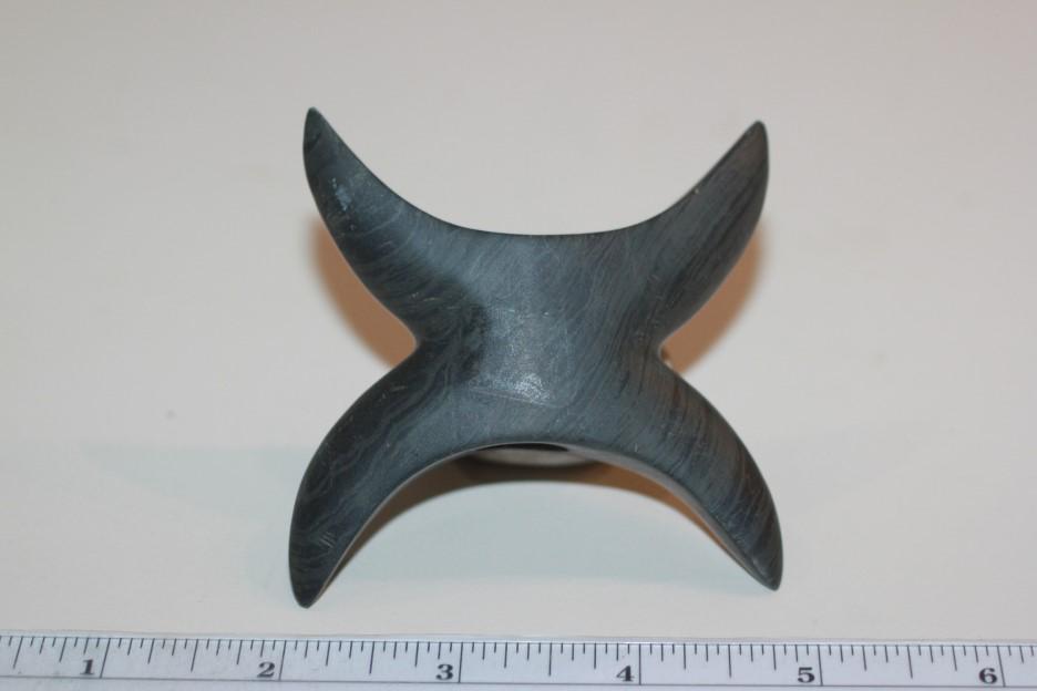 2 3/4â€Lx2 7/8â€W Double Crescent Bannerstone, Benton: See Lot Title