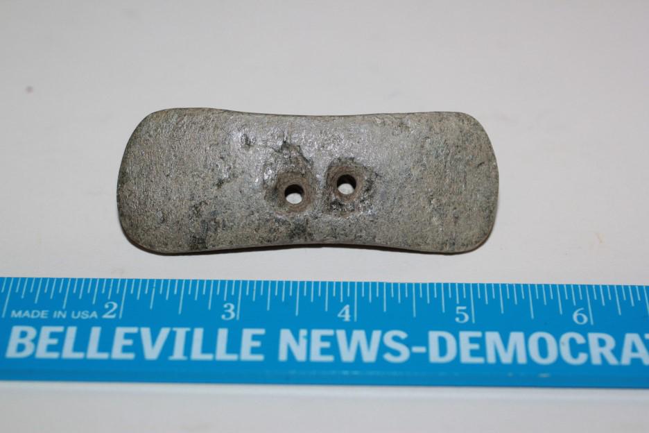 3 3/8â€L Gorget, Ohio: See Lot Title