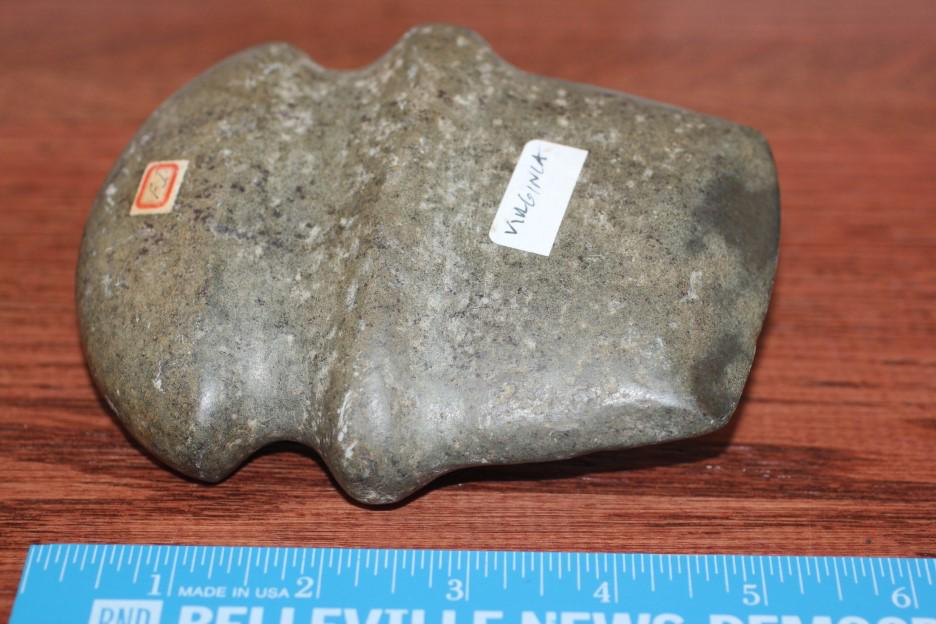 5 3/16â€L Full Grooved Axe, Virginia: See Lot Title