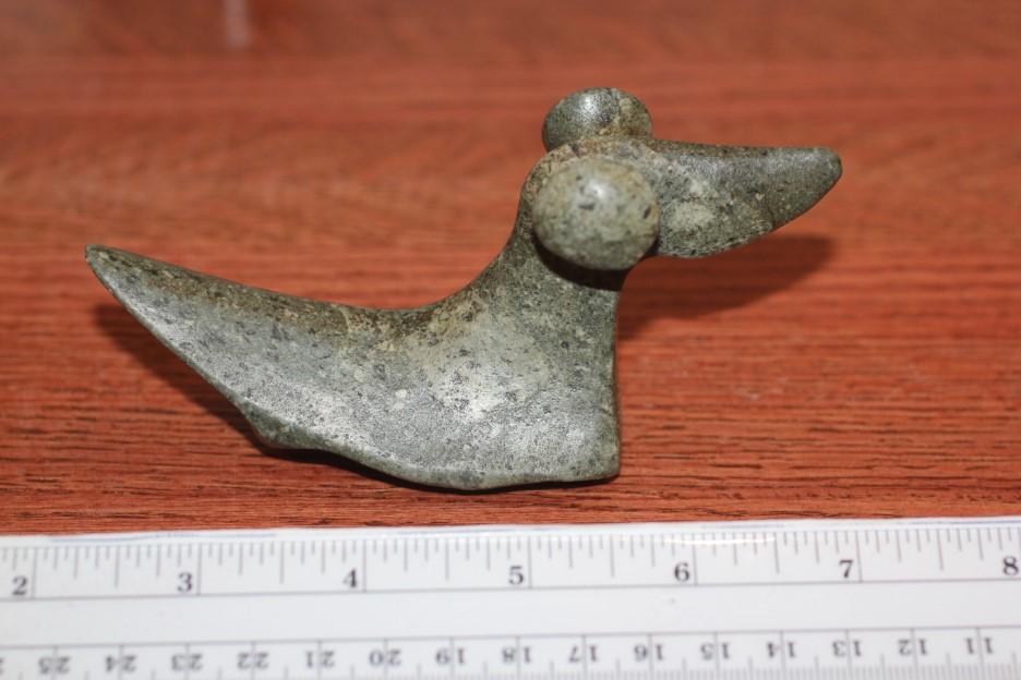 4 7/8â€™L Popeyed Birdstone, Preble co., Ohio: See Lot Title