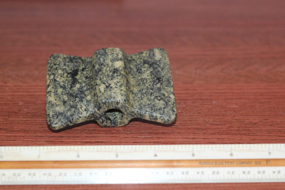 3 3/4" L x 2 15/16" W Bow Tie Bannerstone, Cook Cnty,: See Lot Title