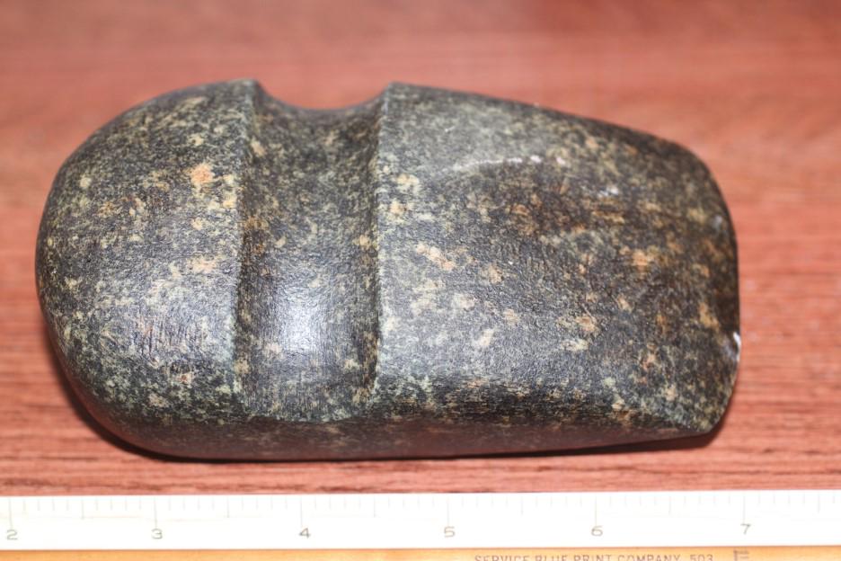 5 1/4" L 3/4 Grooved Axe, Collinsville, IL: See Lot Title