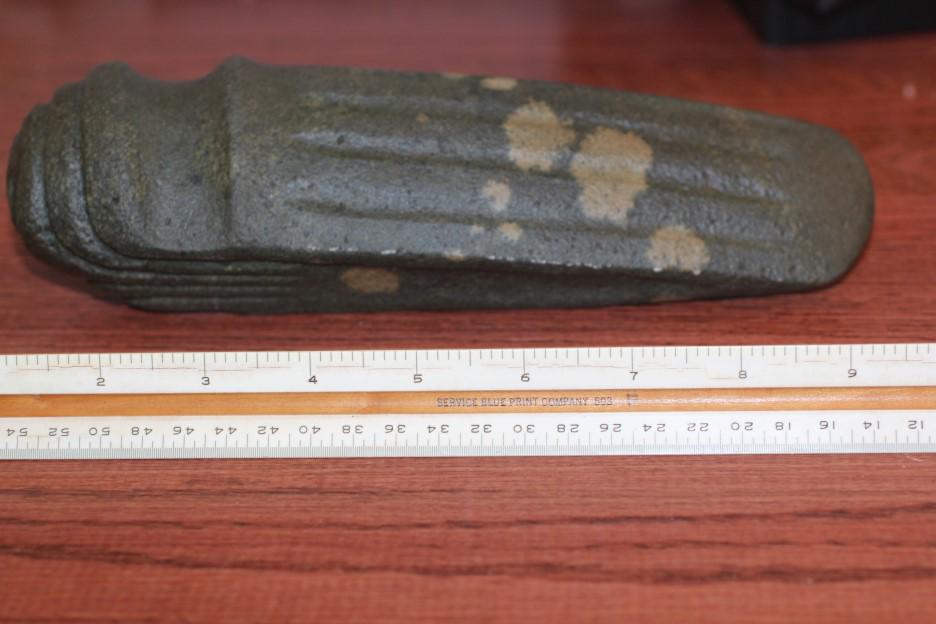 9" Fluted 3/4 Grooved Axe, MI: See Lot Title