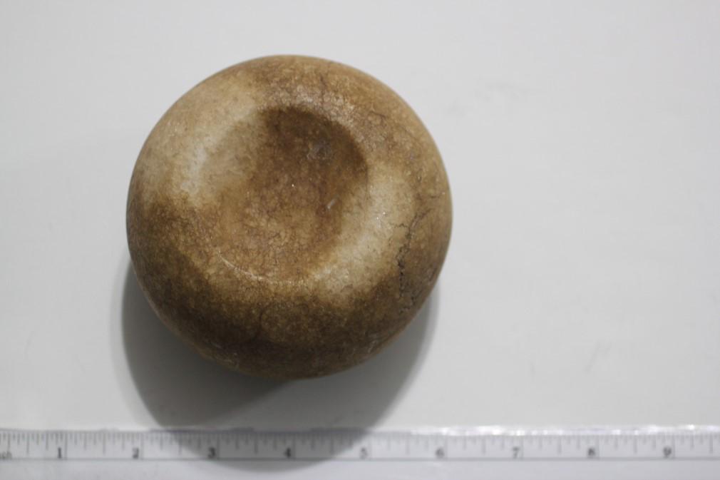 4 1/2"W x 3 1/21"H Quartz Discoidal, New Madrid (1 of 2)