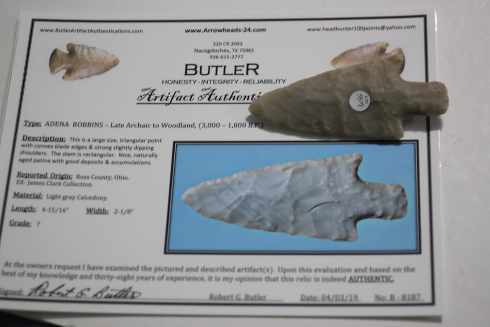 4 15/16"L Adena Robbins, Ross Cty., Ohio (1 of 2)