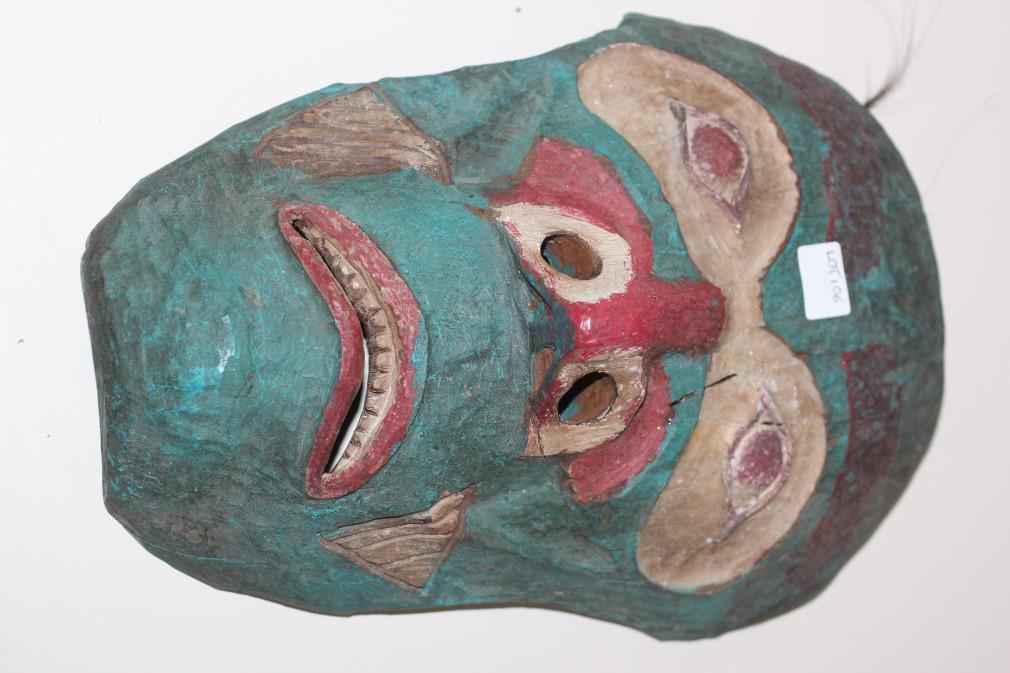 Northwest Red Cedar Hand Carved Mask (1 of 1)