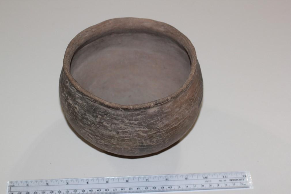 4 3/4"H x 7 1/2"W Mississippian Pot, Southern Ohio (1 of 1)