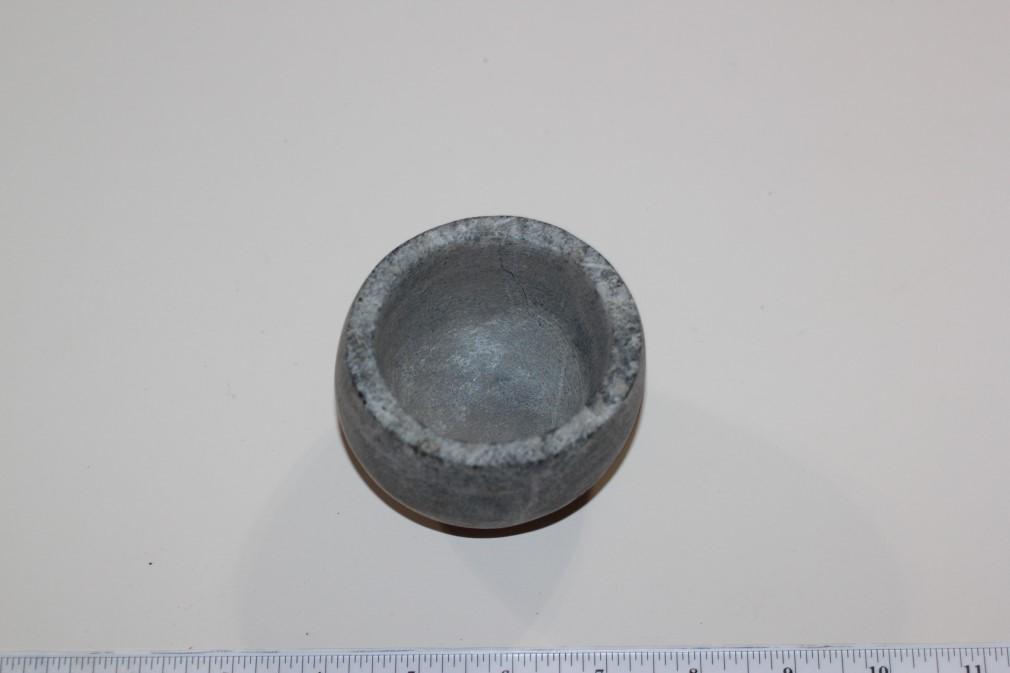 3 1/4"x 2 3/8"H Stone Paint Pot(Nice) Southern Ohio (1 of 2)