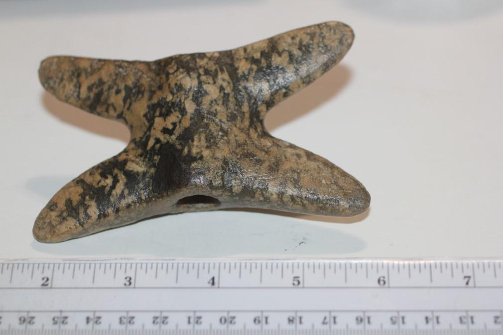 4 3/8"L x 3 1/4"H Reel Type Bannerstone, Ohio (1 of 3)