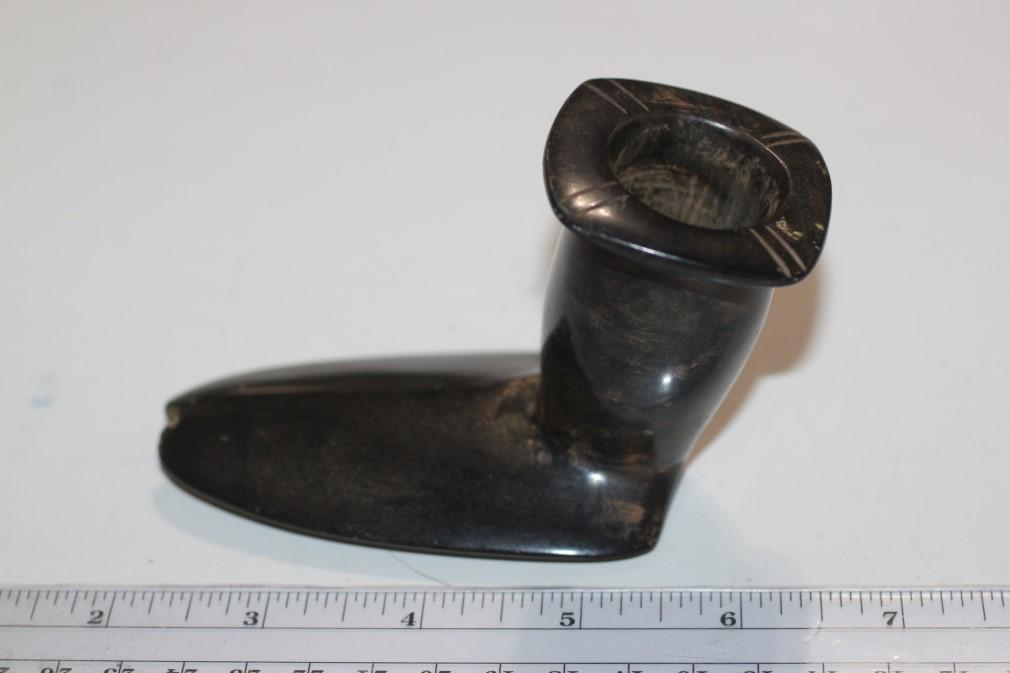 4 1/2"L x 3 14/"H Steatite Pipe, Union City., Kentucky (1 of 3)