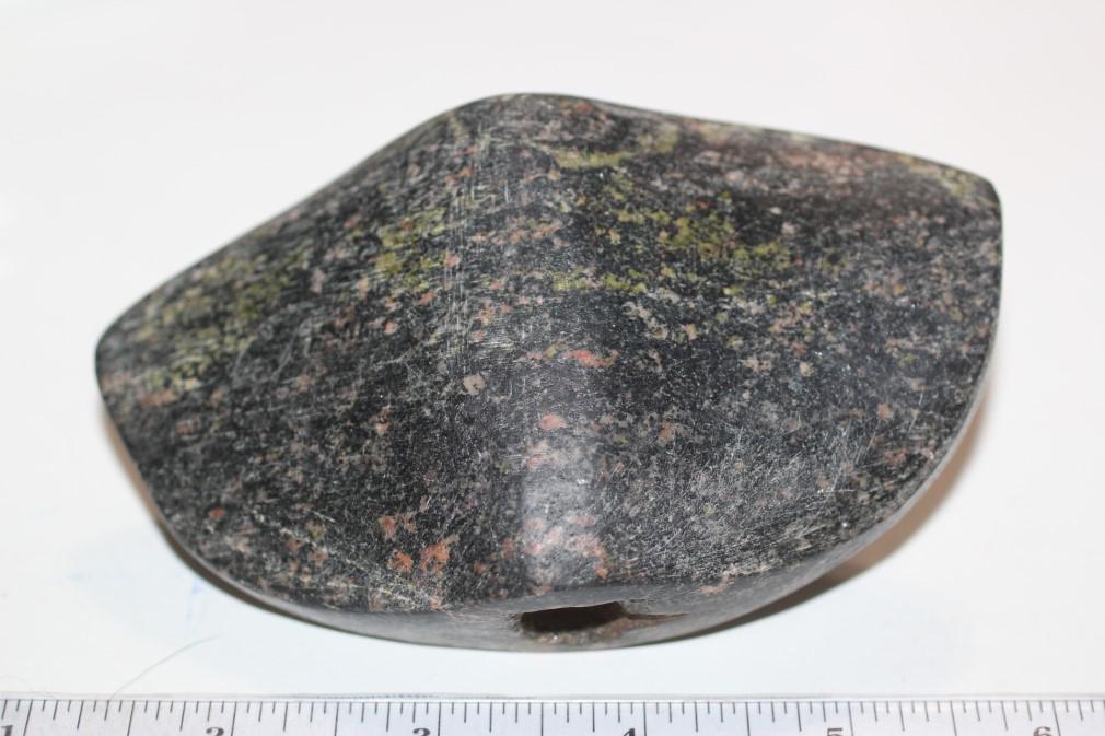 4 3/4"L x 2 5/8"W Crescent Bannerstone w/Minor Imp.: See Lot Title