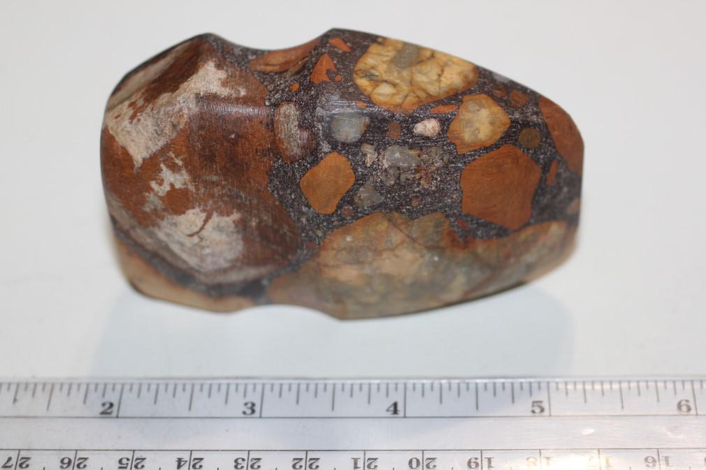 3 3/8"Porphyry 3/4 Grooved Axe, Michigan: See Lot Title