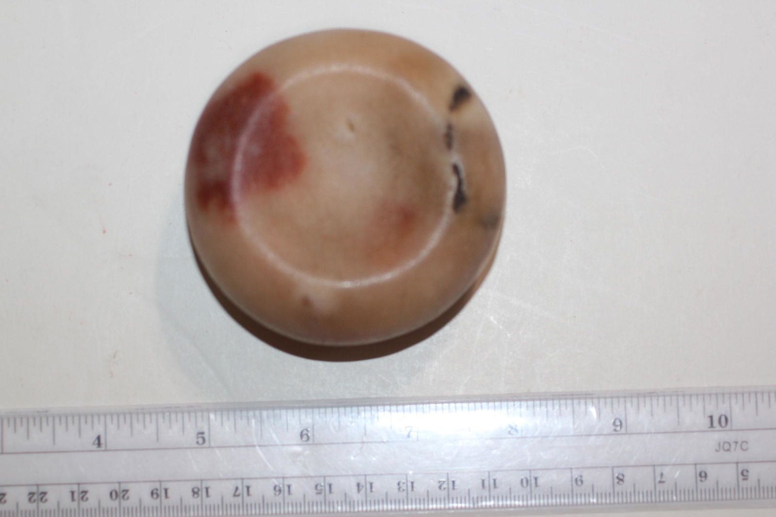 2 15/16"W x 1 9/16 Discoidal, Illinois: See Lot Title