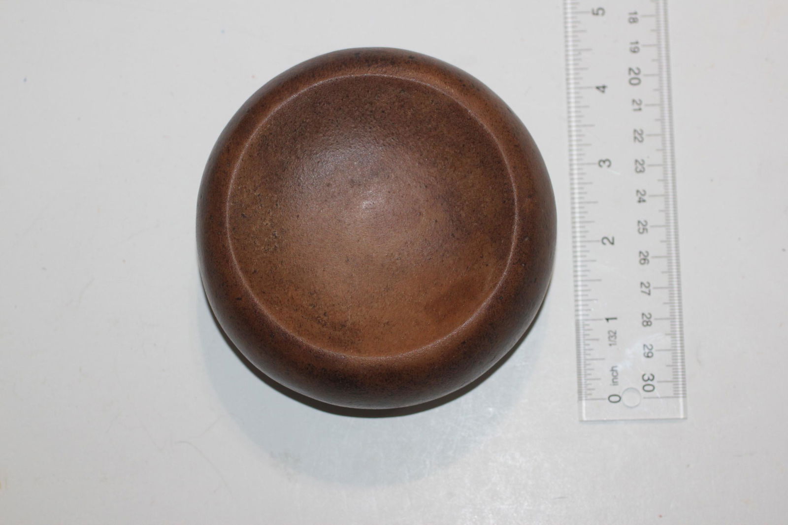 4 5/16" W x 1 3/4" H Wide Cup Quartz Discoidal, Green (1 of 2)