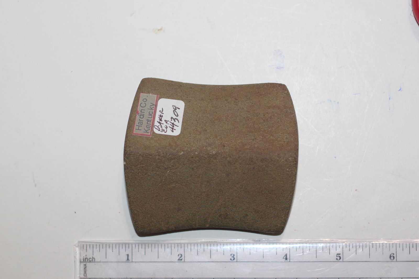 3 1/4" L x 3" W Bannerstone w/ COA, Hardin Co, KY (1 of 3)