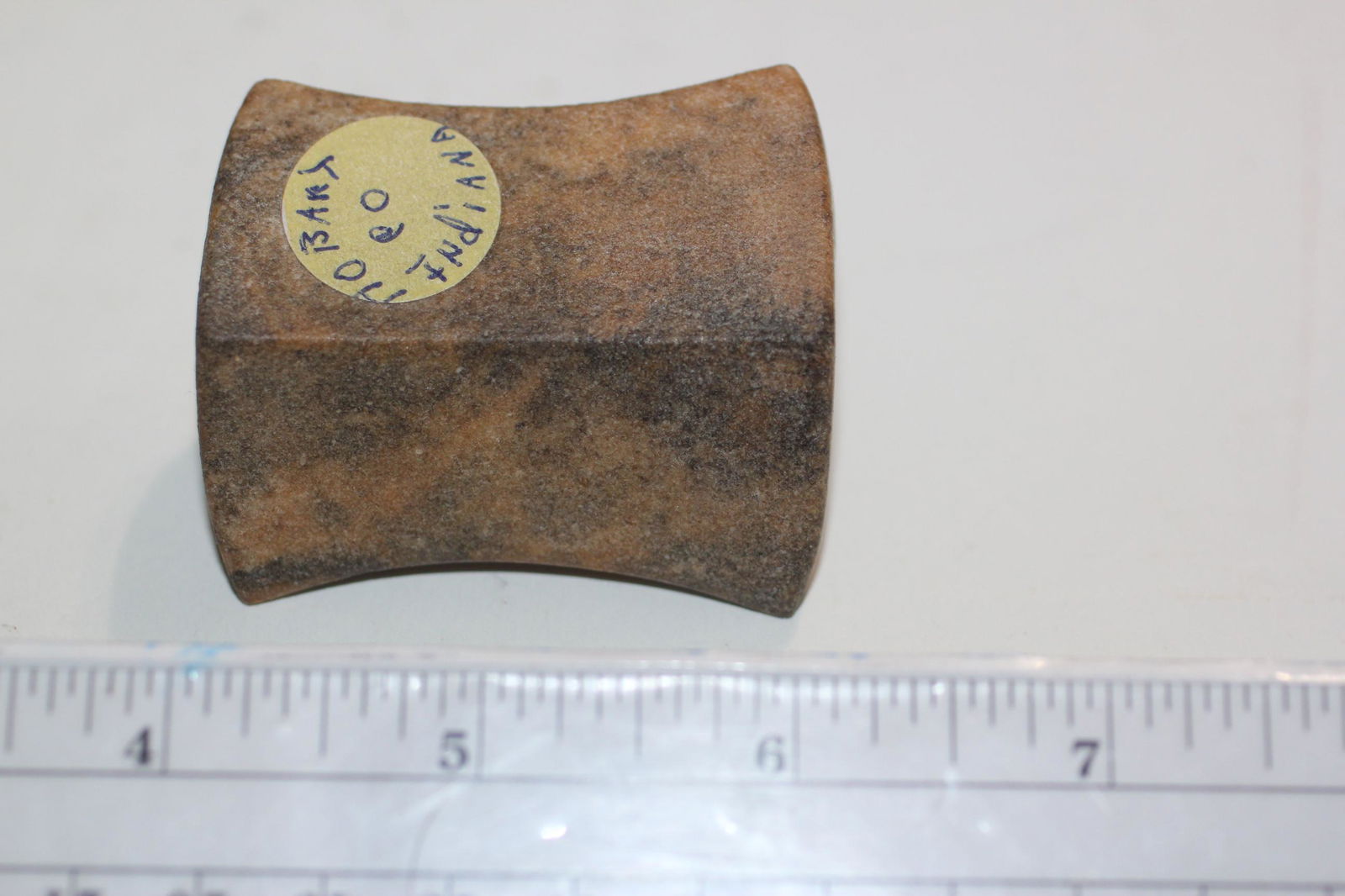 2 3/16â€L x 1 15/16â€W Hourglass Bannerstone, Hobart: See Lot Title