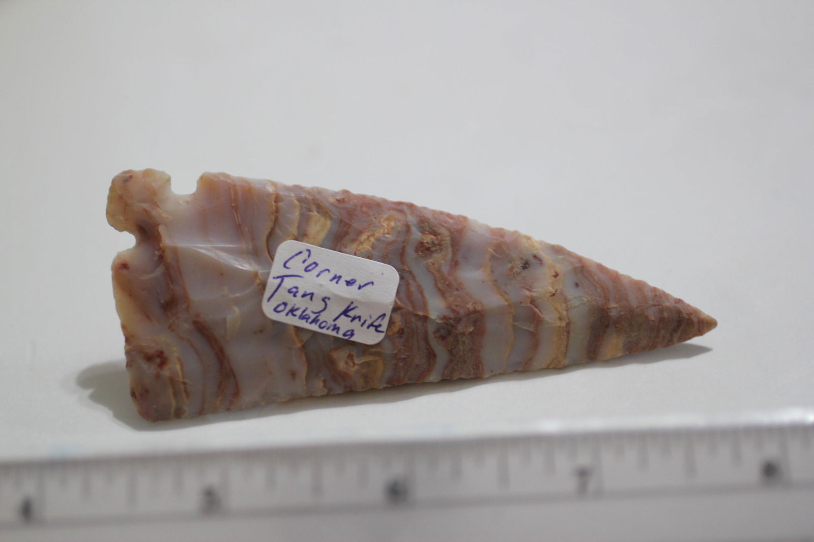 3 9/16" L Corner Tang Knife, Kay Co., OK (1 of 2)