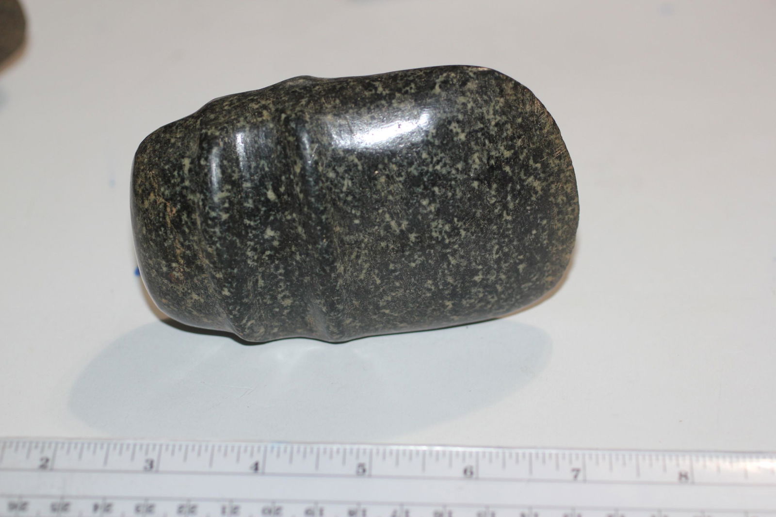 4 5/8" L x 2 9/16" W High Ridged 3/4 Polished Axe, MO (1 of 2)