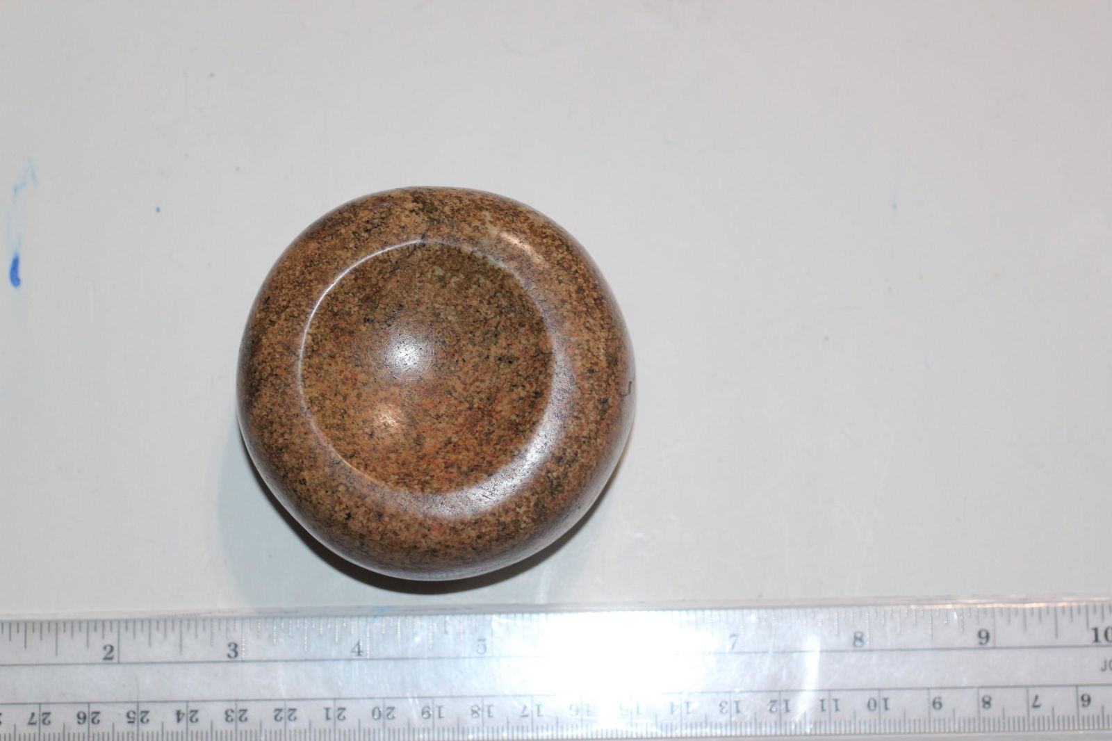 3 1/8" W x 1 9/16" Discoidal, Jersey Co., IL (very (1 of 2)
