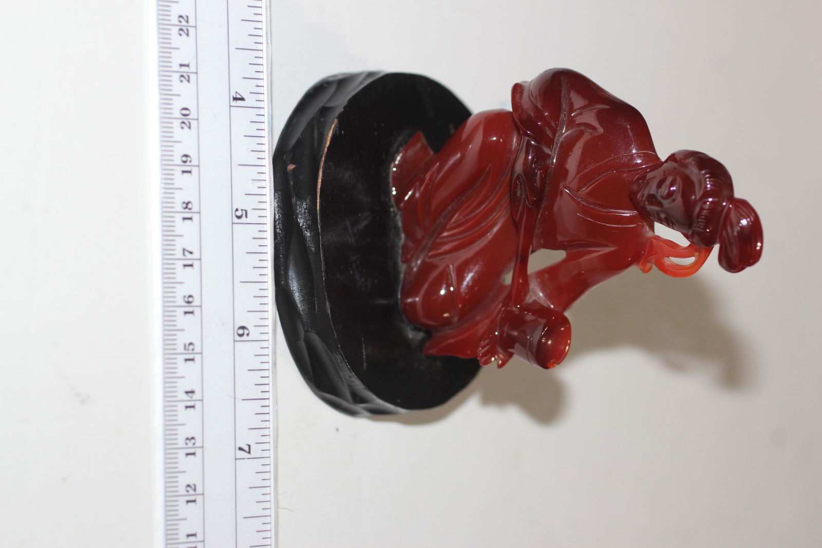 3 3/4" Cornelian Oriental Carving (1 of 2)