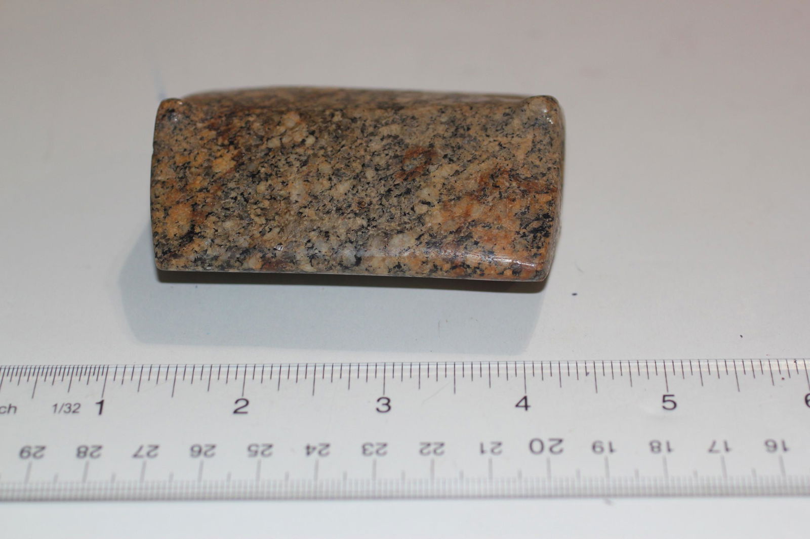 3 1/16" L x 2 1/4" W Hooked Granite Bannerstone, Marion (1 of 2)