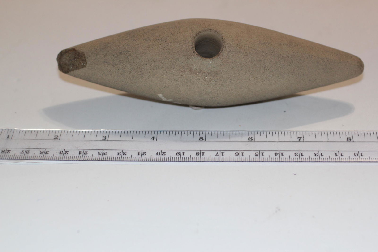 6 5/8" X 1 3/4" Pick Bannerstone, Pa W/ Coa