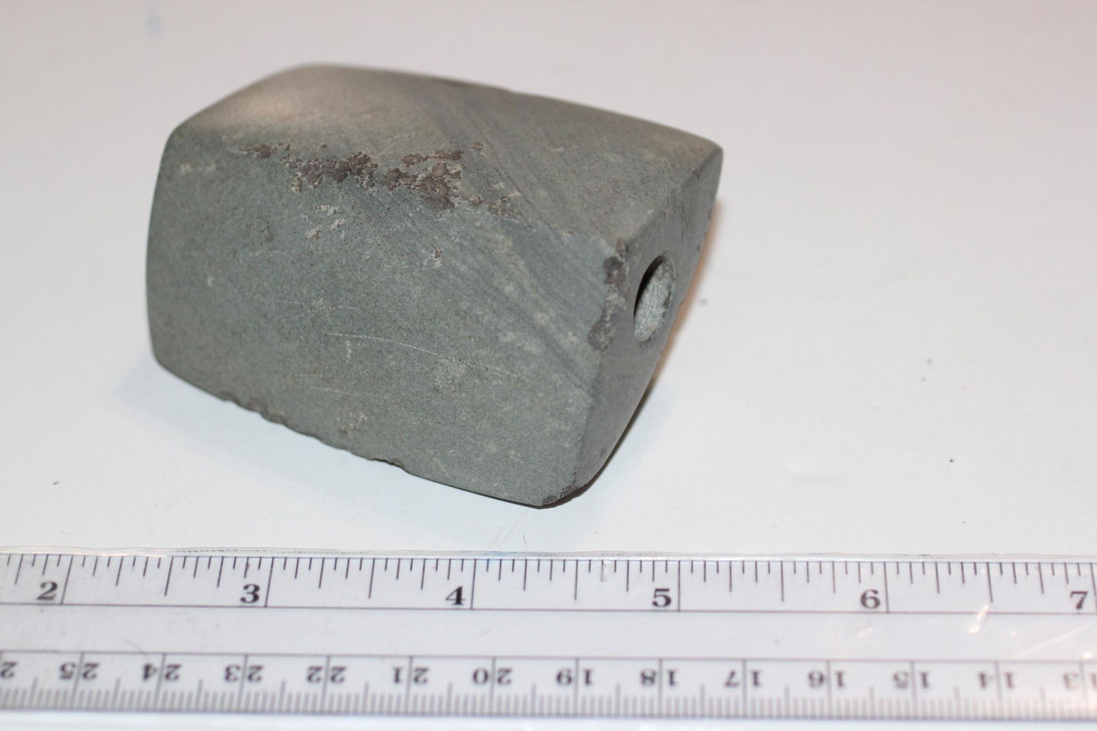 2 3/4" L x 2 1/4" W Slate Bannerstone, KY w/ coa (1 of 3)