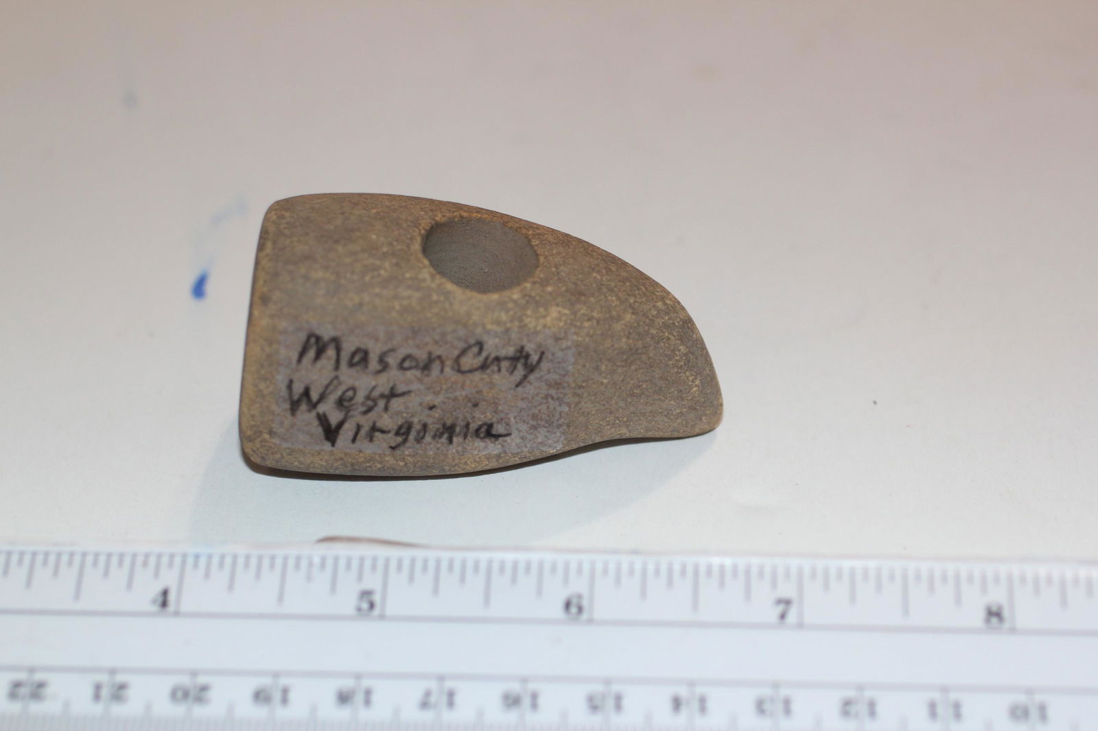 2 5/8" L x 1 1/8" W Effigy Beak Pipe,  Mason Co., VA w/ (1 of 3)