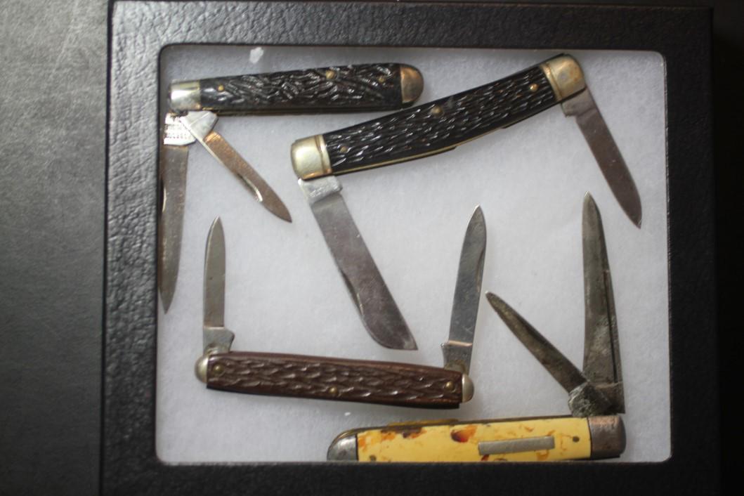 Kingston, Challen & Two Robeson Pocket Knives: See Lot Title