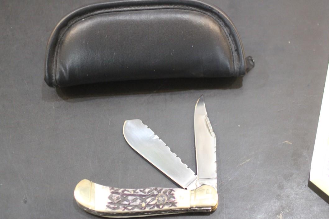 Wild Turkey Cutlery 2 Blade Pocket Knife (Mint: See Lot Title
