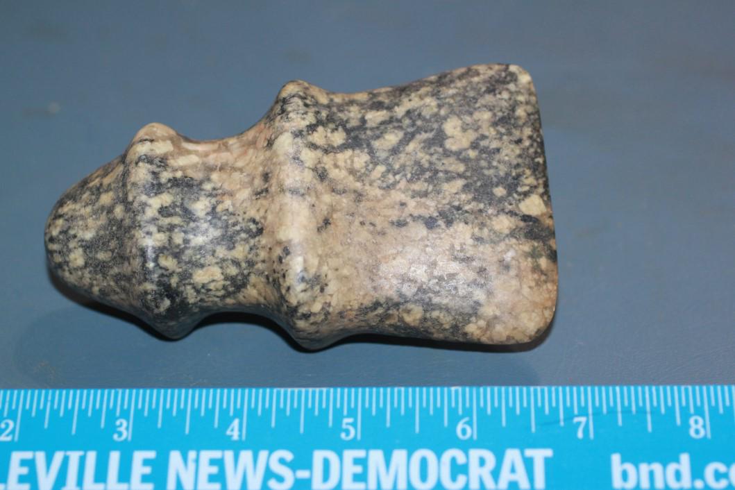 4 7/8" L x 2 3/4" W Michigan Barbed Axe, IN Ex G: See Lot Title
