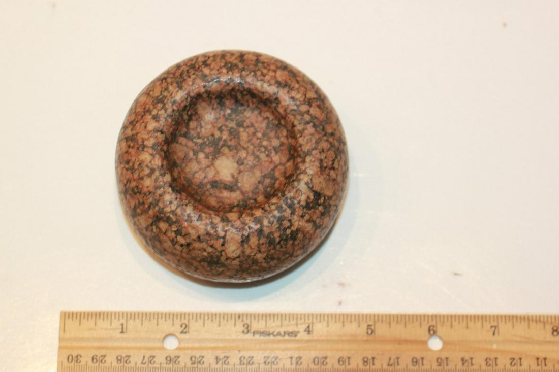 3 3/4" W x 1 7/8"H Discoidal, Madison, Co., IL: See Lot Title