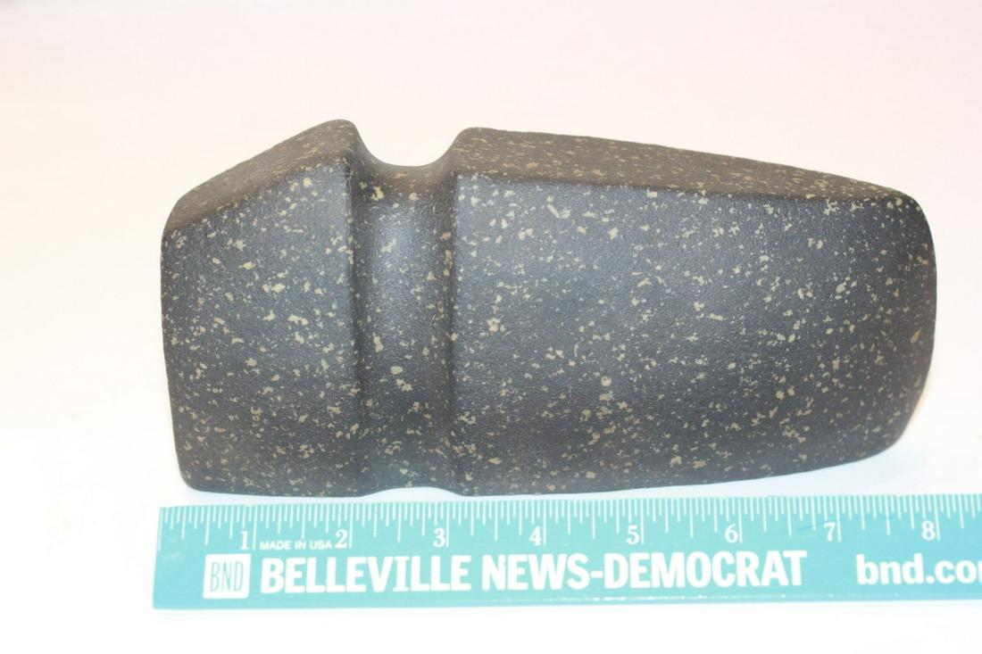 8 3/4" L x 4 1/16" H x 2 1/2" W 3/4 Grooved Axe: See Lot Title