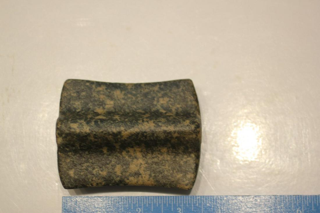 3 9/16" L x 2 13/16" W Rectangular Barrel Bannerstone: Kankakee, Illinois