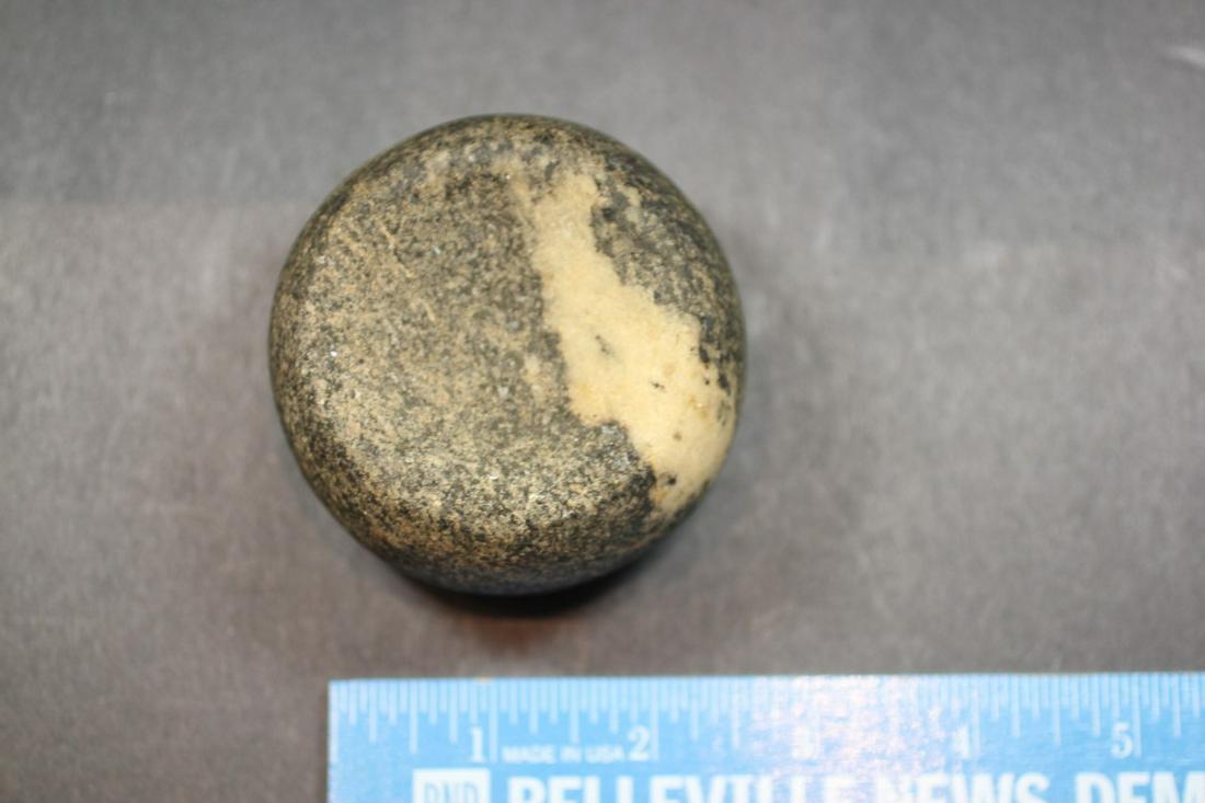 2 15/16" L x 1 7/16" H Jersey Bluff Discoidal, St Louis (1 of 3)