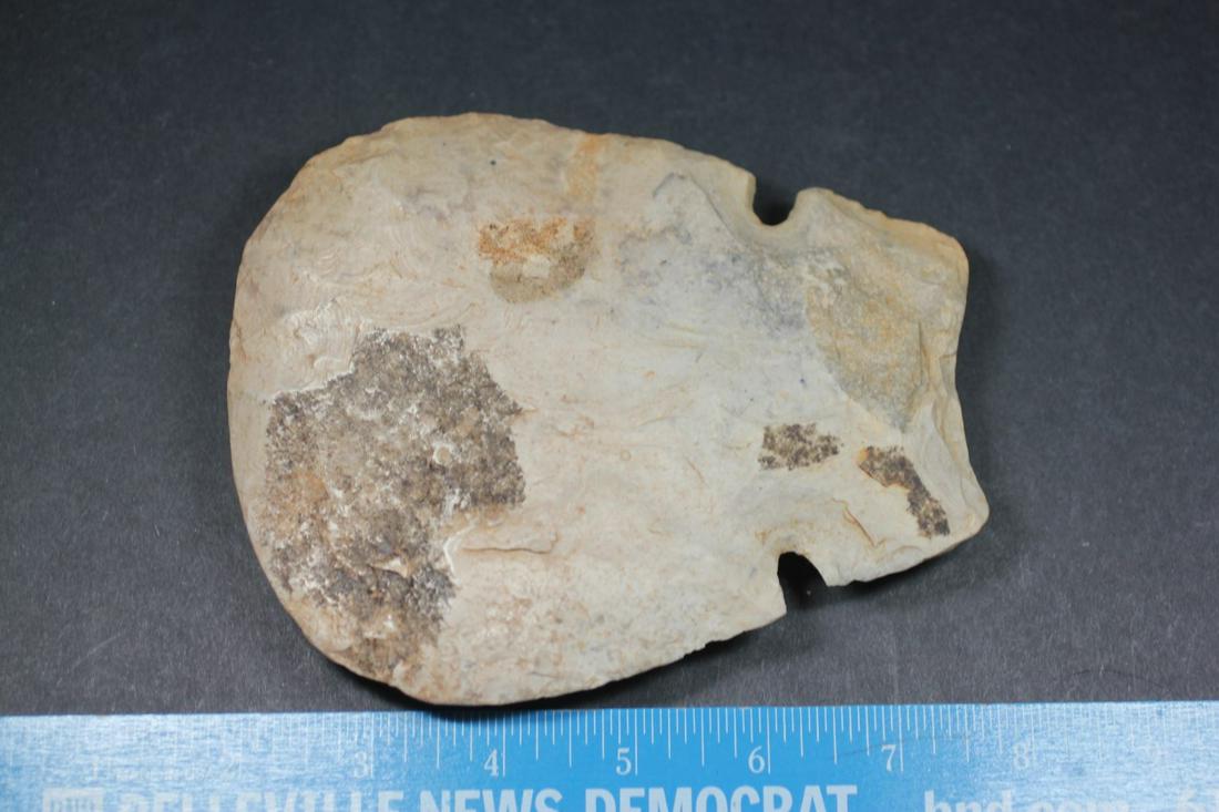 5 7/8" L x 4 3/4"W Notched Hoe, St Clair Co., IL (1 of 2)