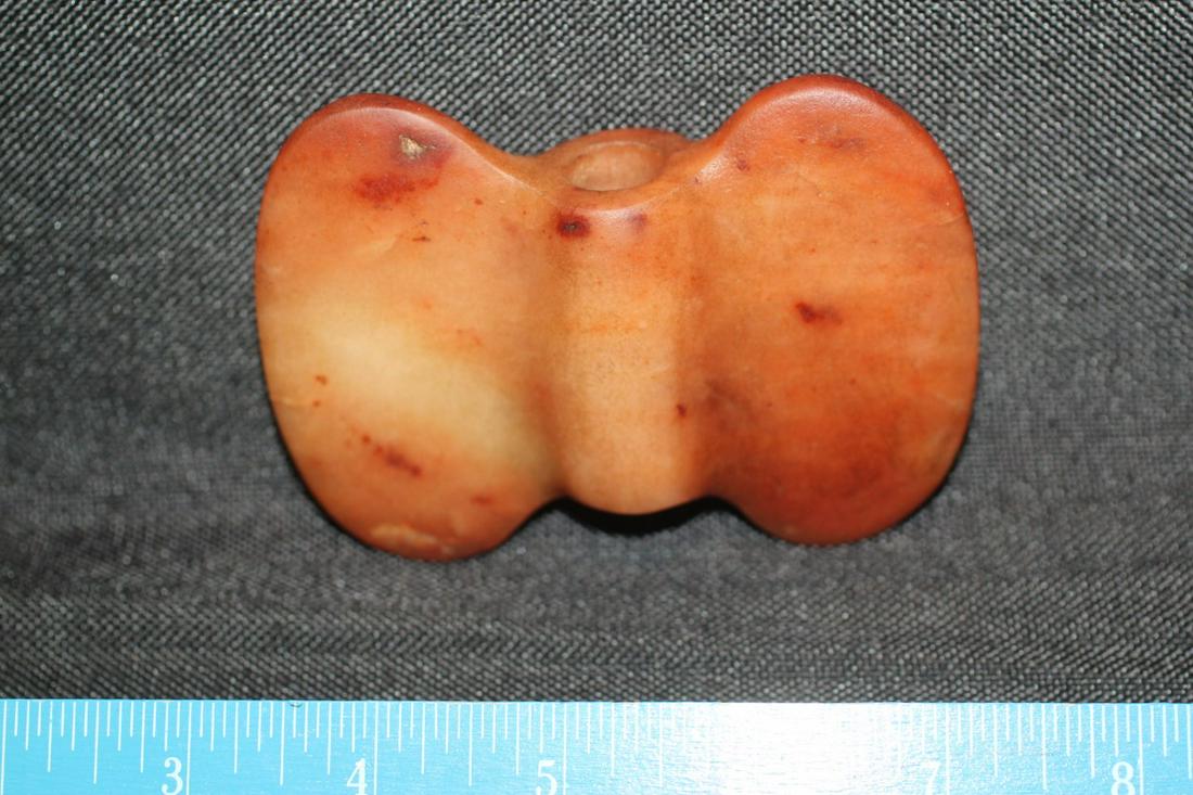 4" L 2 15/16" W Quartz Butterfly Bannerstone, Hardin (1 of 3)