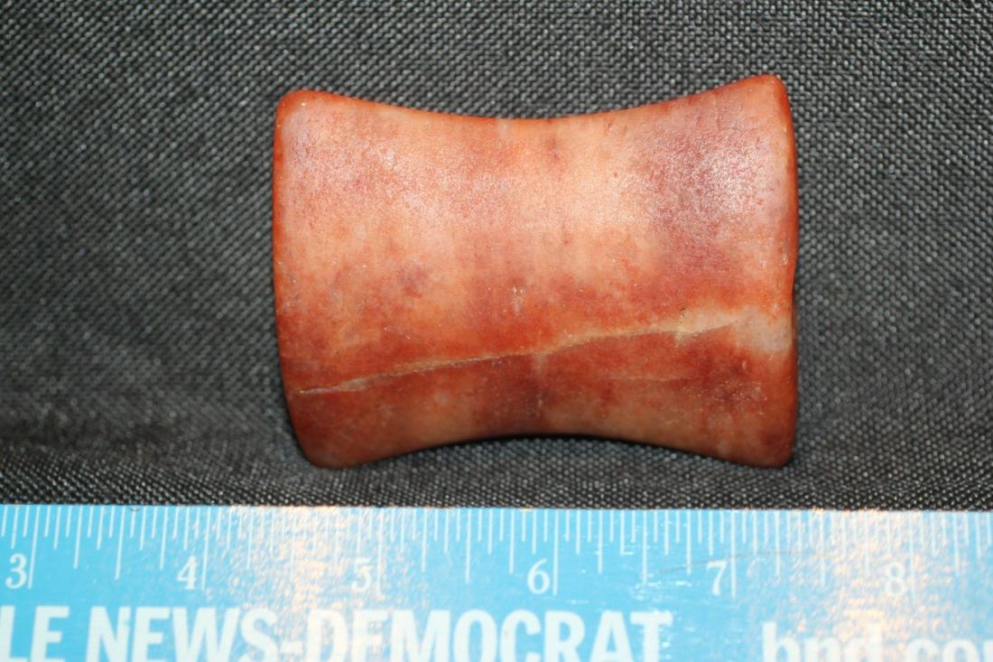 3 1/8" L x 2 1/2 W Hourglass Quartz Bannerstone, Pasen (1 of 3)