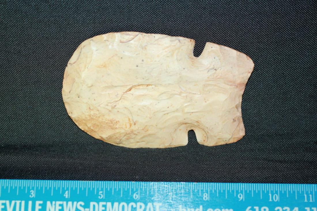 5 3/4" L x 3 5/8" W Notched Hoe, Madison Co., IL (1 of 3)