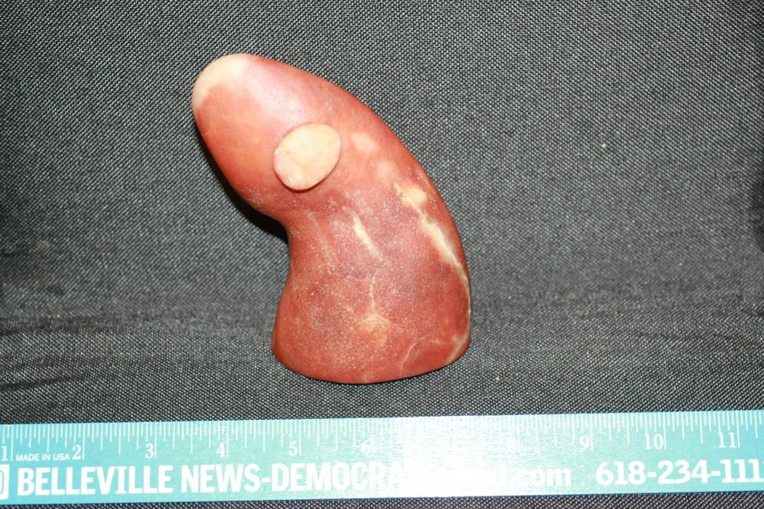 5" H x 2" W Quartz Popeyed Birdstone, OH: See Lot Title